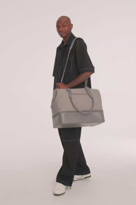 The Convertible Weekender in Grey - Image 6