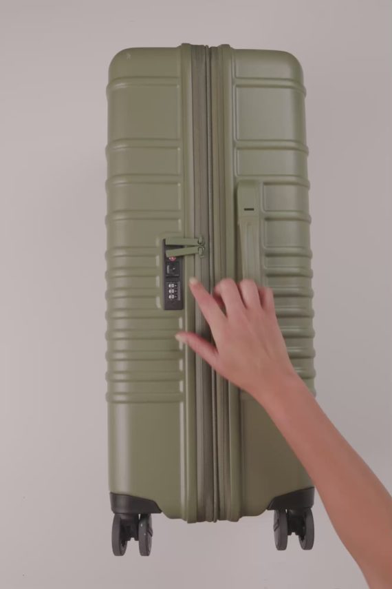 The Medium Check-In Roller in Olive - Image 6