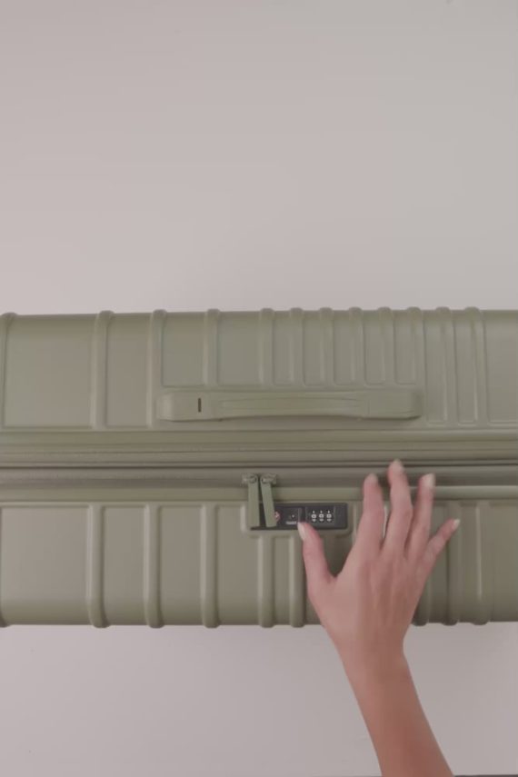The Large Check-In Roller in Olive - Image 6