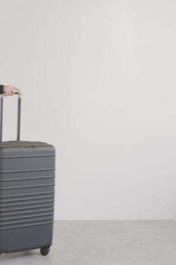 The Medium Check-In Roller in Black - Image 3