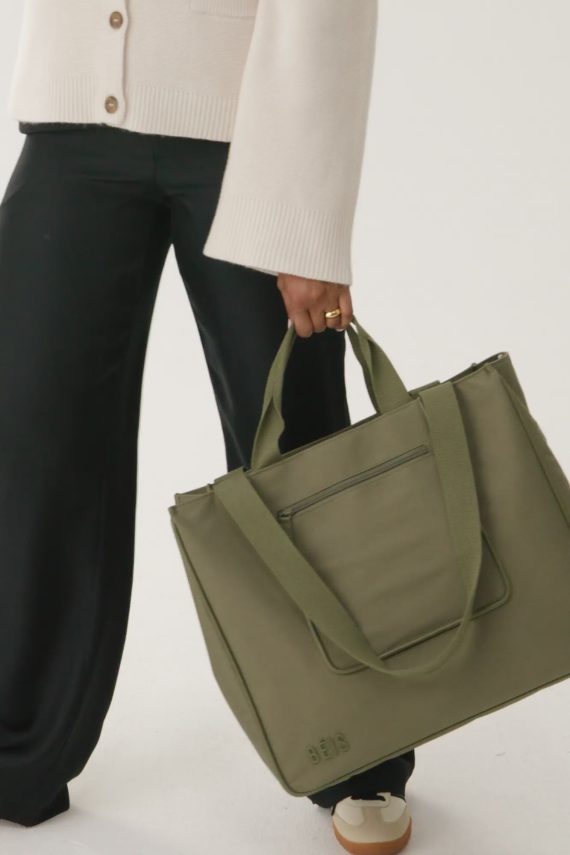 The East To West Tote in Olive - Image 6