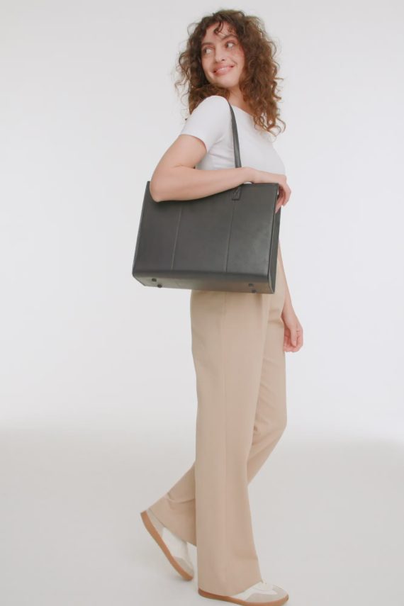 The Work Tote in Black - Image 3