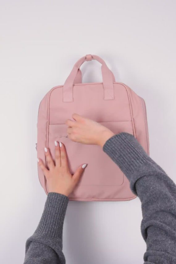 The Expandable Backpack in Atlas Pink - Image 6