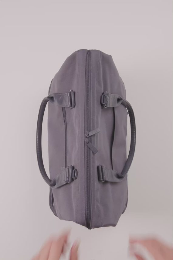 The Convertible Mini Weekender in Navy - Image 6