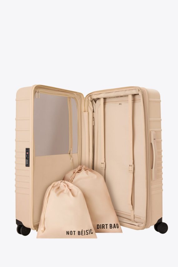 The Large Check-In Roller in Beige - Image 6