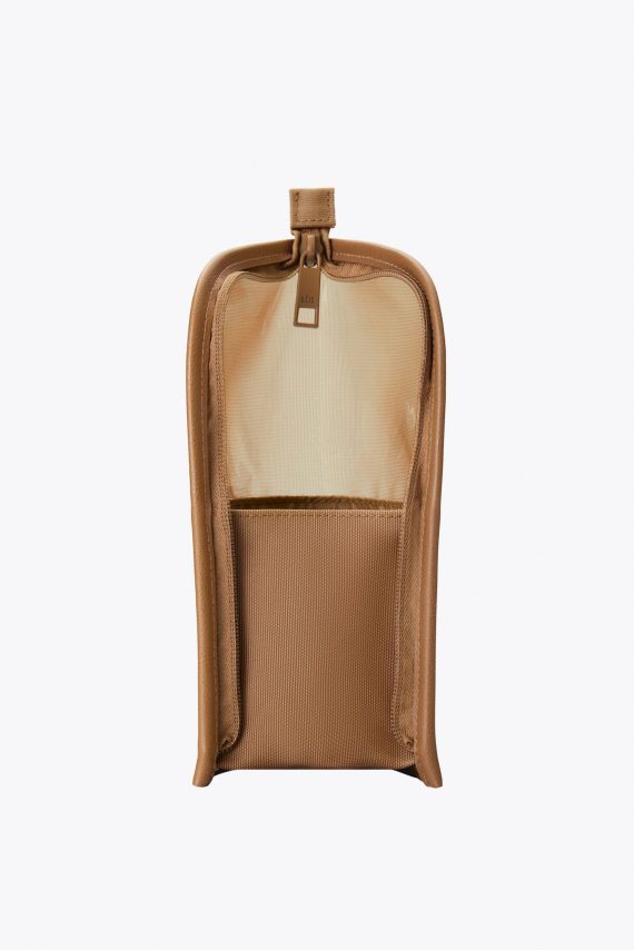 The Makeup Brush Pouch in Camel - Image 4