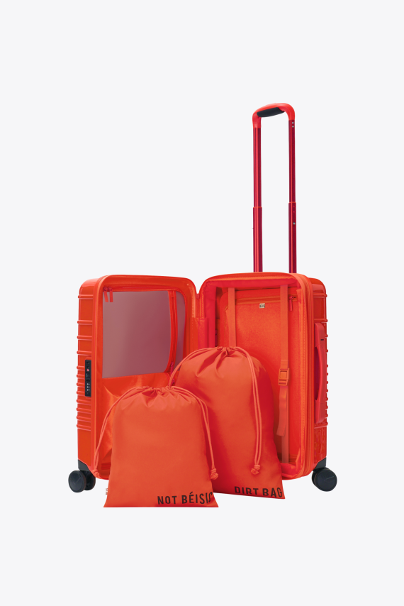 The Carry-On Roller in Glossy Flame - Image 4