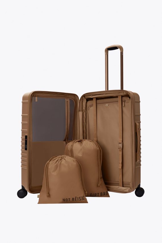 The Medium Check-In Roller in Camel - Image 4