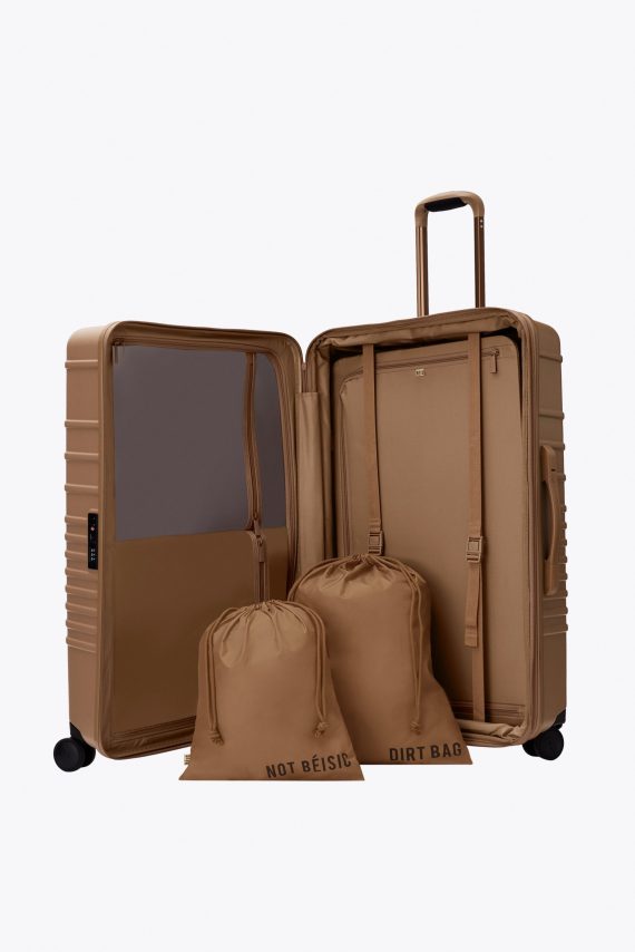 The Large Check-In Roller in Camel - Image 4