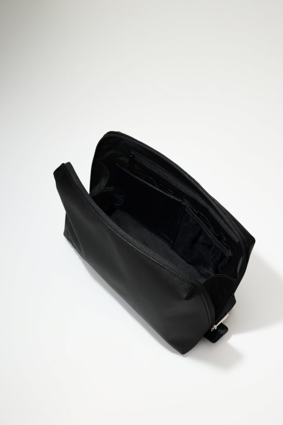 The Medium Cosmetic Pouch in Black - Image 4