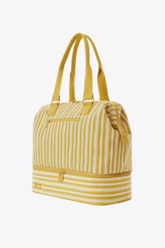 The Mini Weekender in Honey Stripe - Image 2