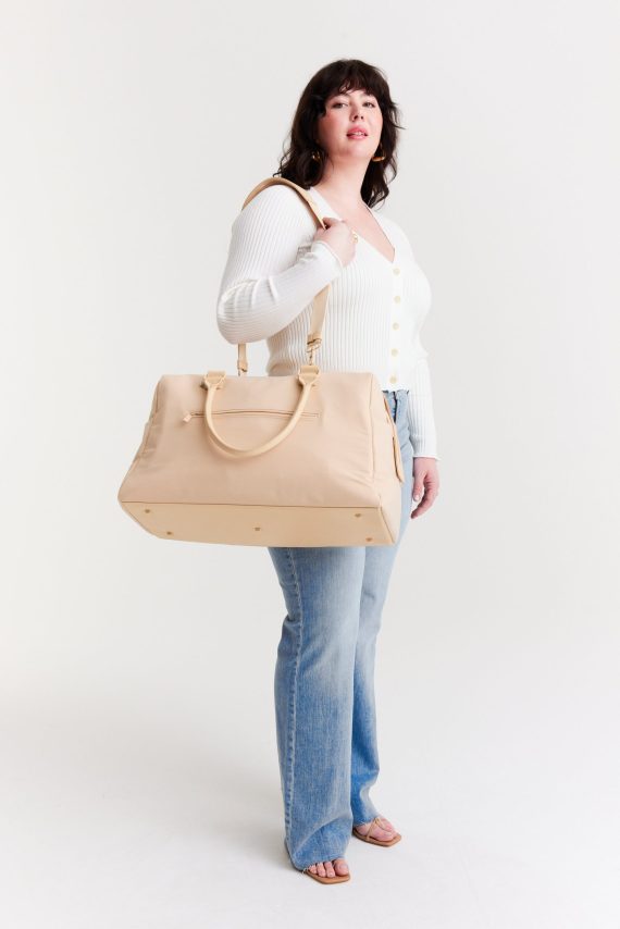 The Commuter Duffle in Beige - Image 5