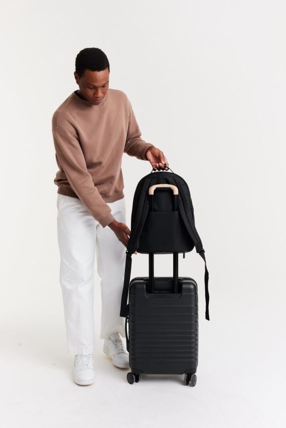 The Commuter Backpack in Black - Image 4