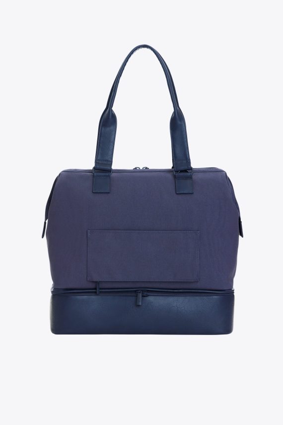 The Convertible Mini Weekender in Navy - Image 4