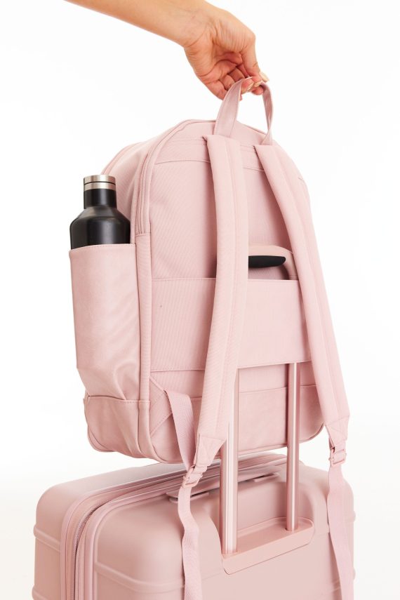 The Travel Backpack in Atlas Pink - Image 4