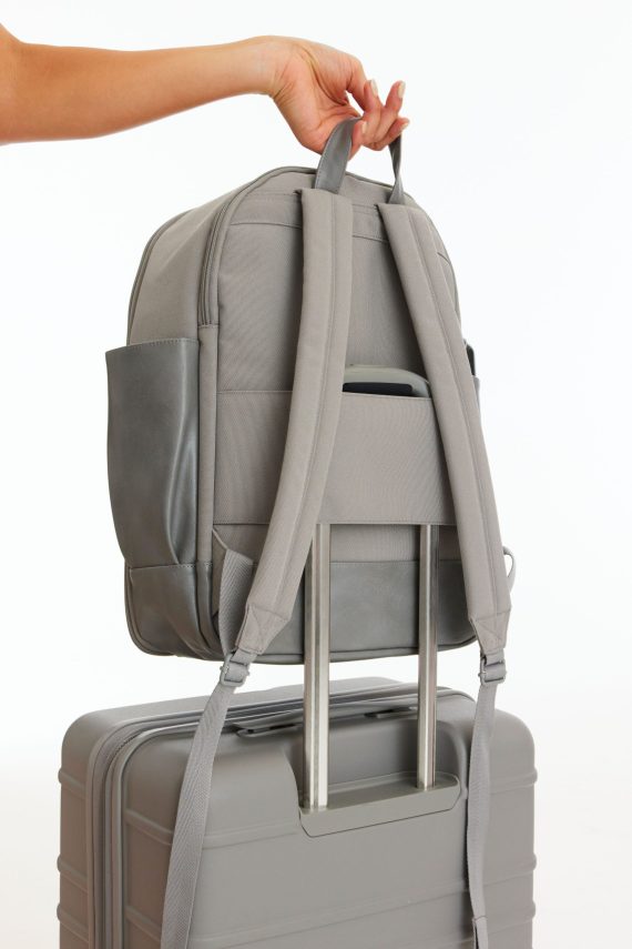 The Travel Backpack in Grey - Image 4