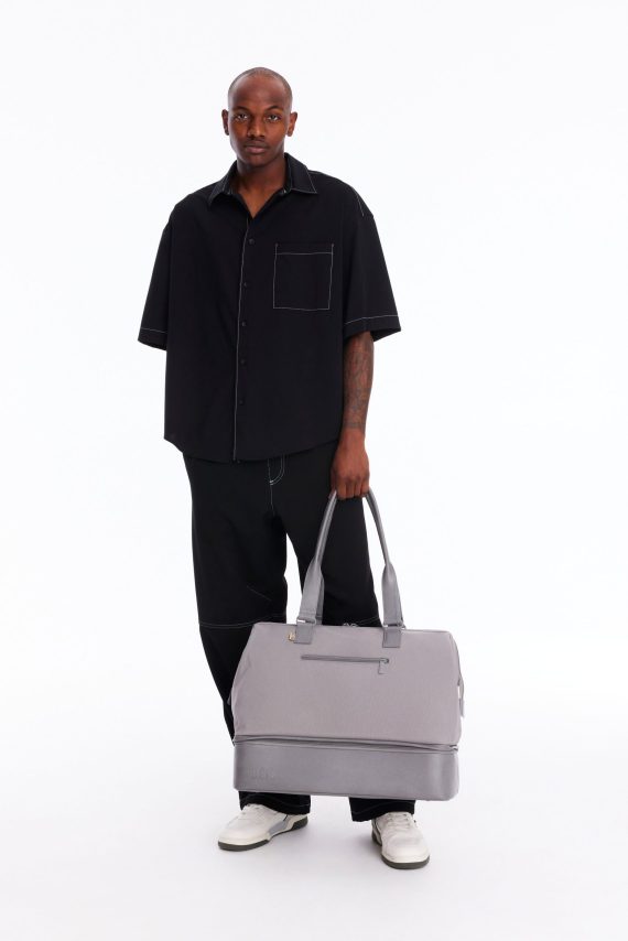 The Convertible Weekender in Grey - Image 5