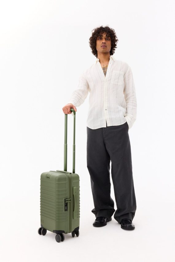 The Small Carry-On Roller in Olive - Image 6