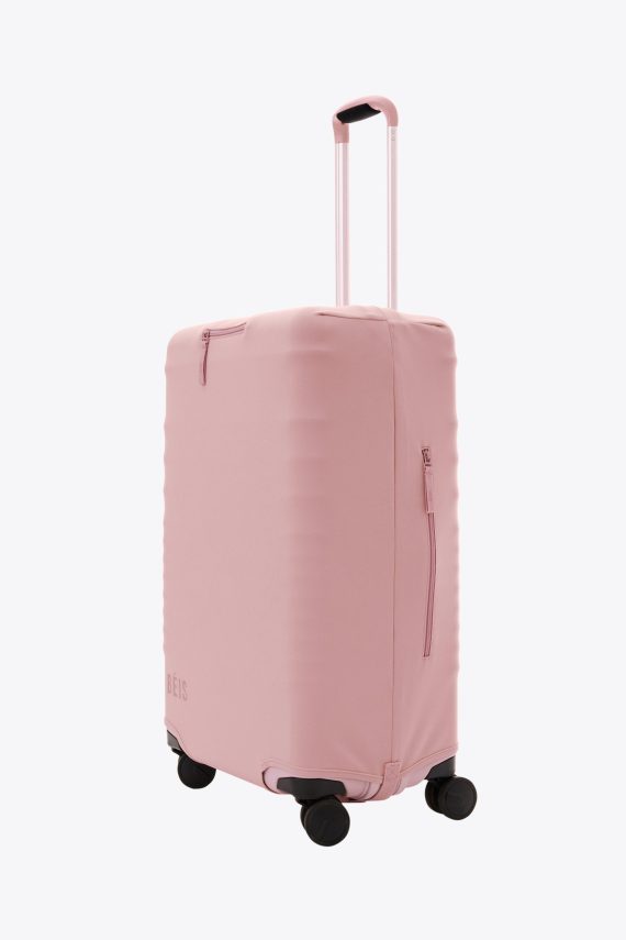 The Medium Check-In Luggage Cover in Atlas Pink - Image 3