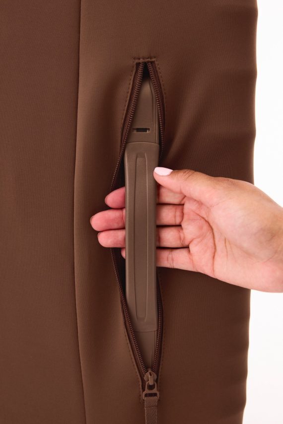 The Medium Check-In Luggage Cover in Maple - Image 6