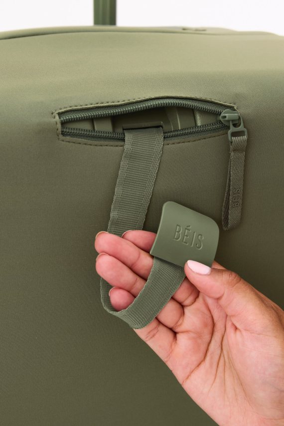 The Small Carry-On Luggage Cover in Olive - Image 5