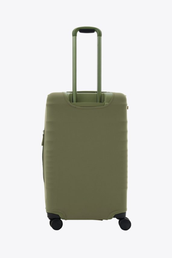 The Medium Check-In Luggage Cover in Olive - Image 2