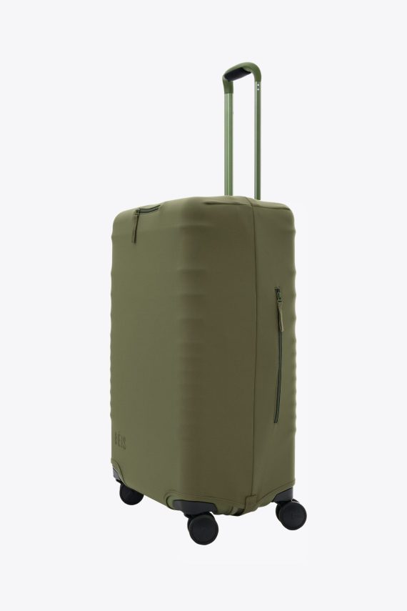 The Medium Check-In Luggage Cover in Olive - Image 3