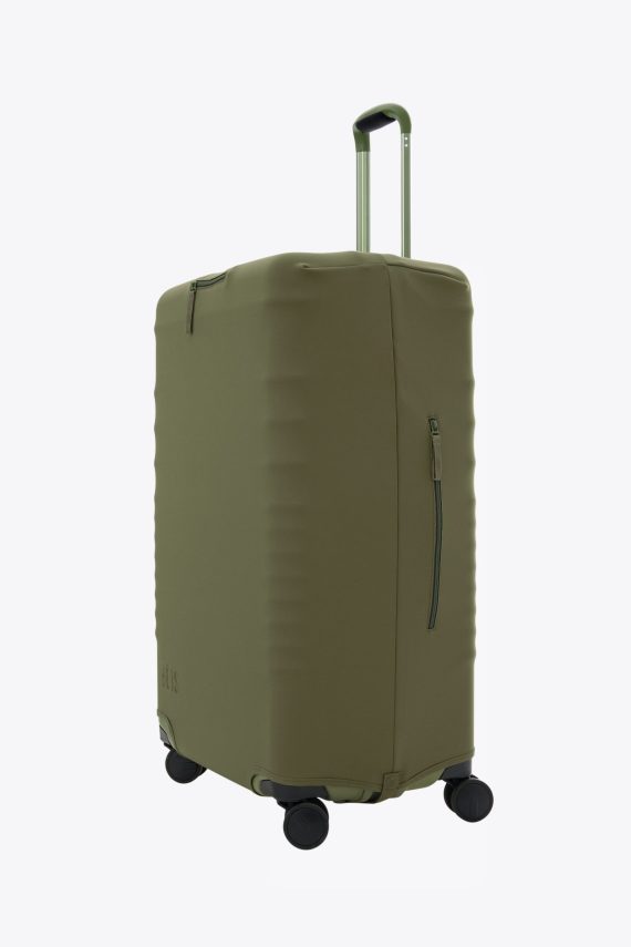 The Large Check-In Luggage Cover in Olive - Image 3