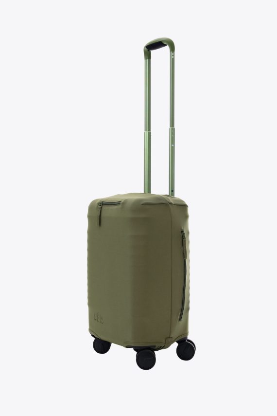 The Small Carry-On Luggage Cover in Olive - Image 3