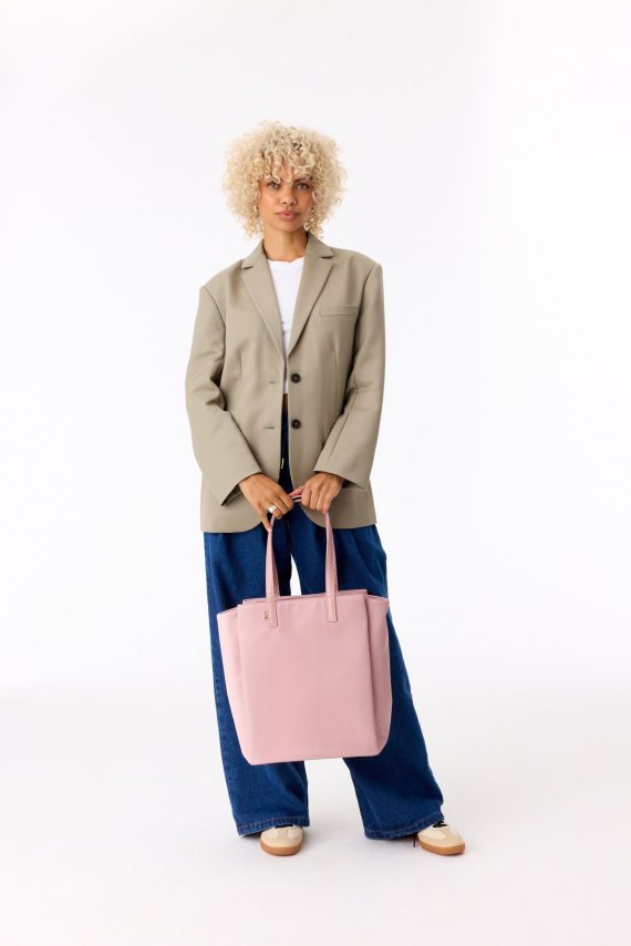 The Commuter Tote in Atlas Pink - Image 6