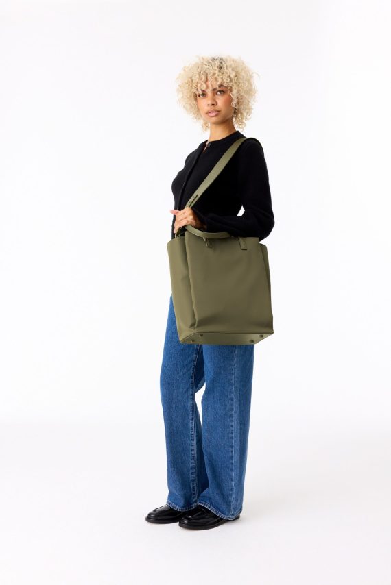 The Commuter Tote in Olive - Image 6