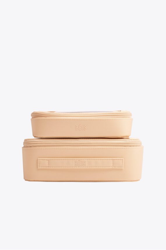 The In Flight Cosmetic Set in Beige - Image 4