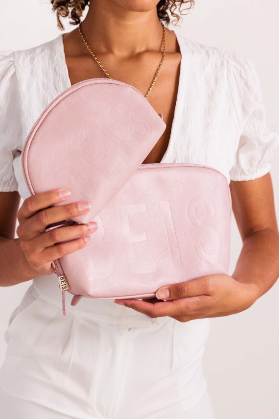 The Cosmetic Pouch Set in Atlas Pink - Image 6