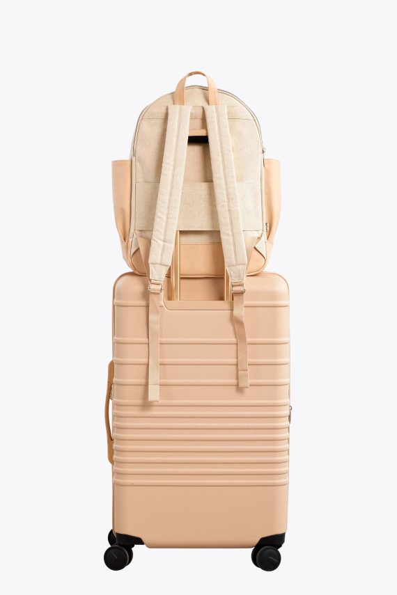 The Travel Backpack in Beige - Image 5