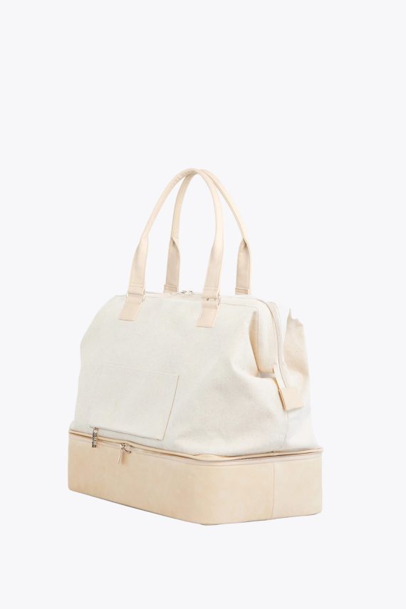 The Convertible Weekender in Beige - Image 3