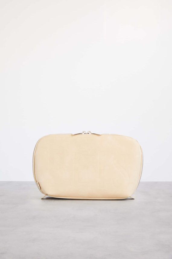 The Cosmetic Pouch Set in Beige - Image 2