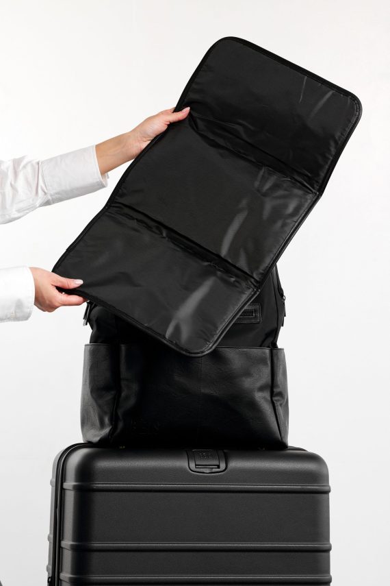 The Backpack Diaper Bag in Black - Image 5