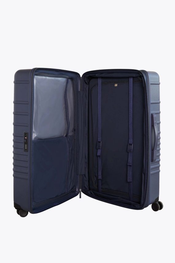 The Large Check-In Roller in Navy - Image 4