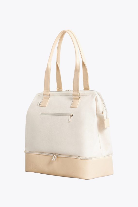 The Mini Weekender in Beige - Image 2