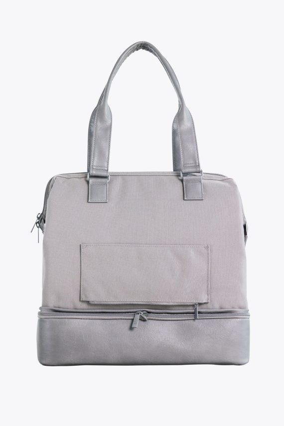 The Convertible Mini Weekender in Grey - Image 3