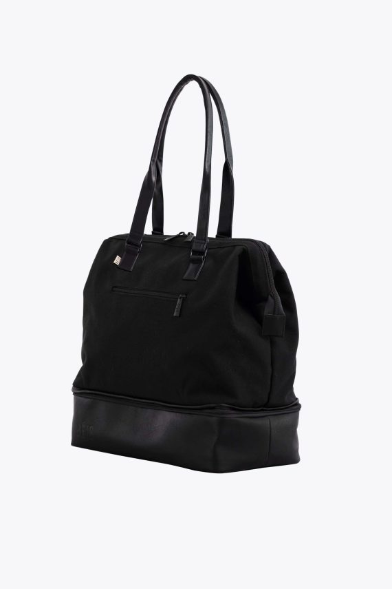 The Convertible Mini Weekender in Black - Image 4