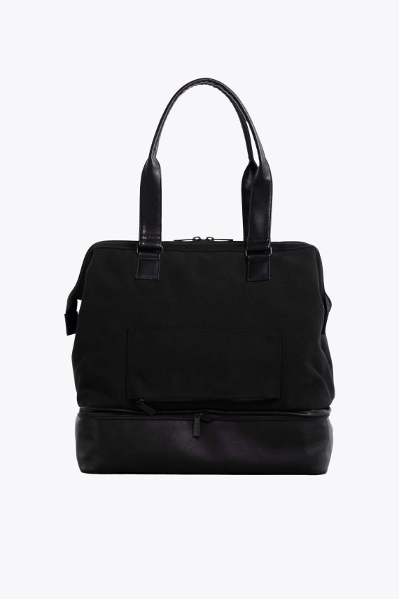 The Convertible Mini Weekender in Black - Image 3