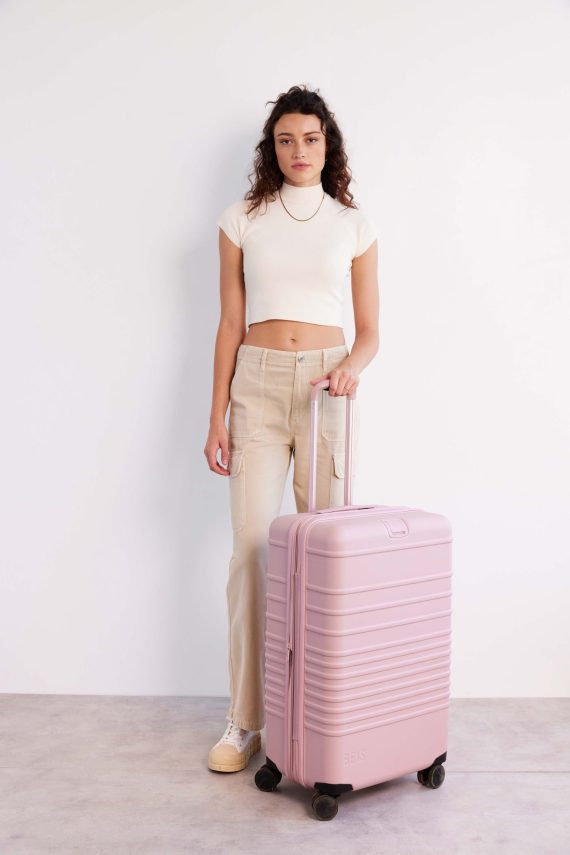 The Medium Check-In Roller in Atlas Pink - Image 4