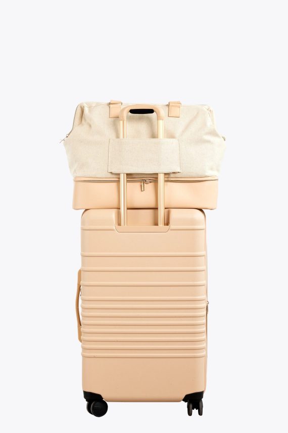 The Convertible Weekender in Beige - Image 4