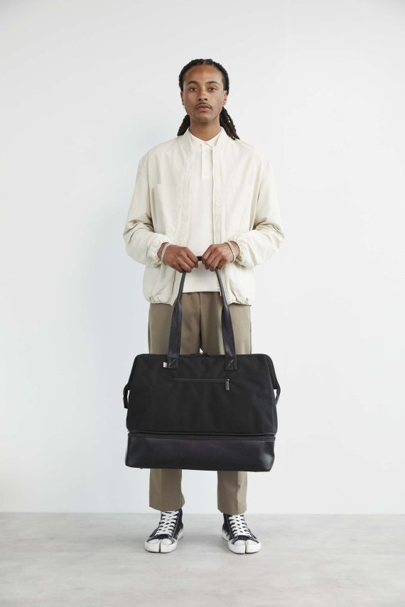 The Convertible Weekender in Black - Image 6