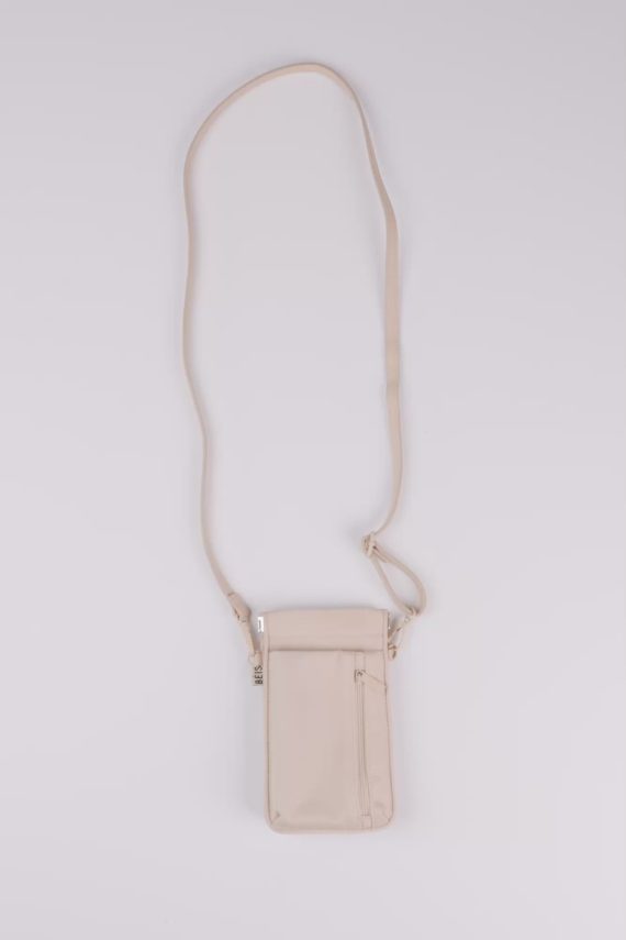 The ID Crossbody Bag in Beige - Image 5