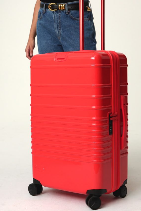The Medium Check-In Roller in Glossy Flame - Image 6