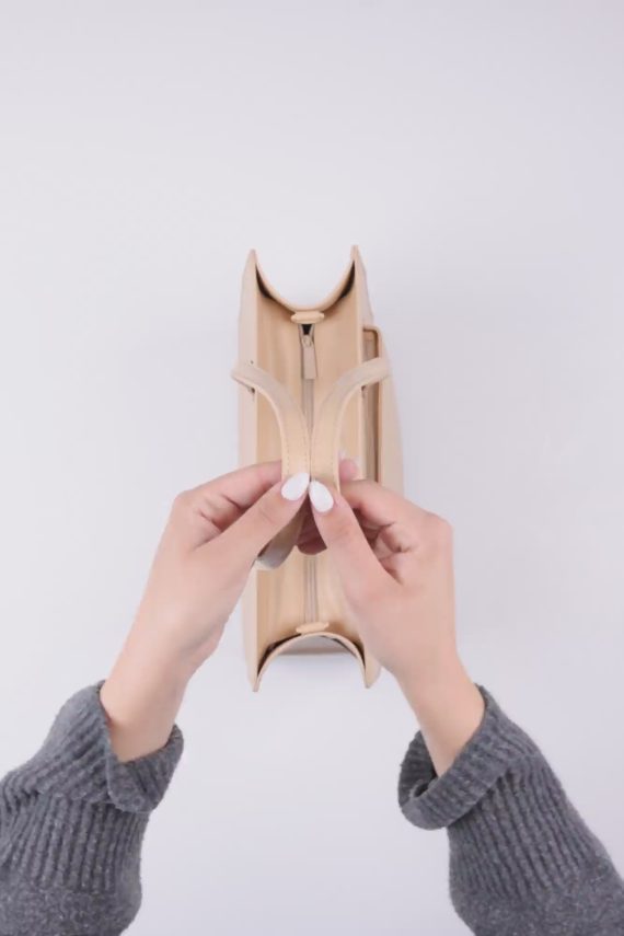 The Work Tote in Beige - Image 6