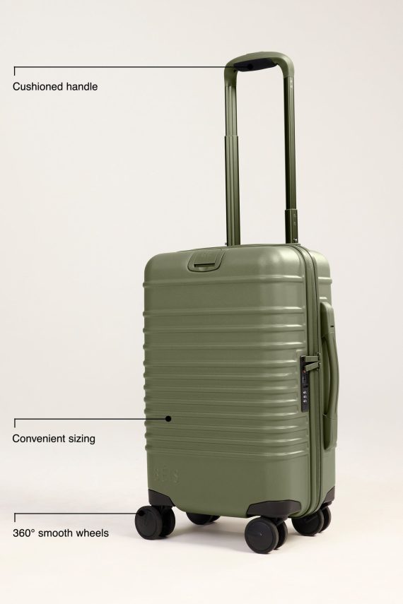The Small Carry-On Roller in Olive - Image 2